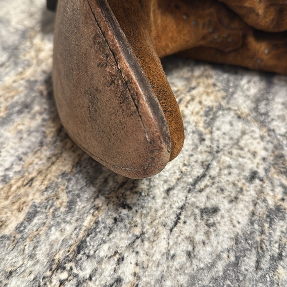 Idyllwind Distressed Suede Studded Cowboy Boots - Picture 8 of 11